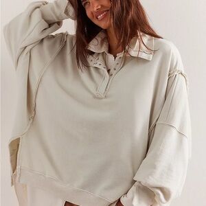 Free People We The Free Camden Henley Sweatshirt